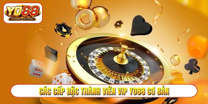Các cấp bậc thành viên VIP YO88 cơ bản