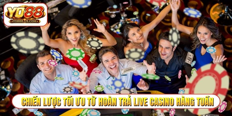 Chiến lược tối ưu từ hoàn trả live casino hàng tuần