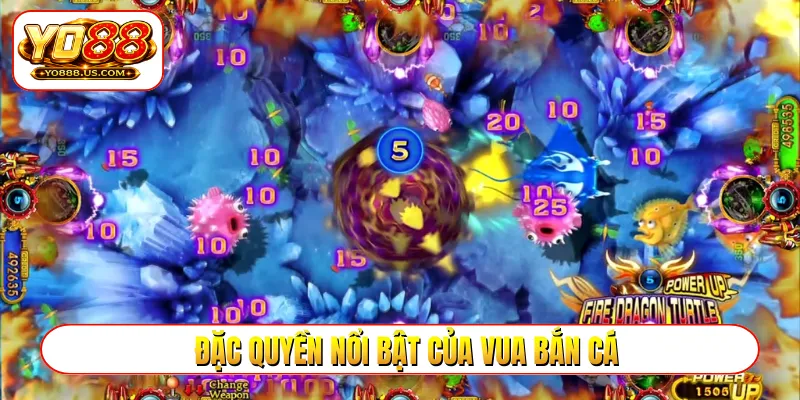 Đặc quyền nổi bật của vua bắn cá