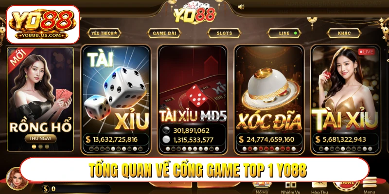 Tổng quan về cổng game top 1 YO88